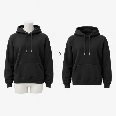 Ghost mannequin product page imagery