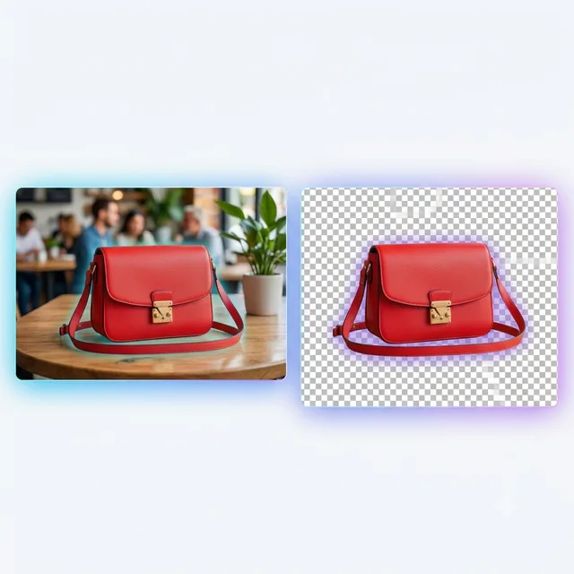 Background removal example